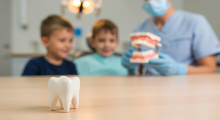 Dental health and kids, dentistry with children, pediatric dental care, dentist with young patients, tooth preservation and hygiene for kids, dental clinic