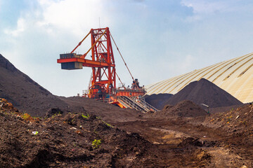 Industrial Mining Operation Bulk Material