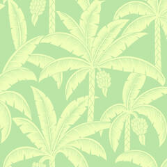 seamless allover summer leaves pattern print design
