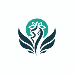 Nature goddess logo