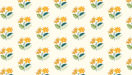 seamless floral pattern crafted from nature inspired floral illustrations

