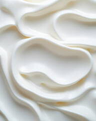 Obraz premium Smooth and Creamy White Texture Background for Abstract Designs and Artistic Use