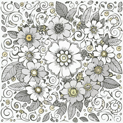 a classic and stylish flower patterns 