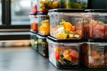 High Resolution Picture of Close Up on Zero Waste Food Containers