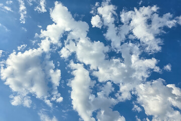 blue sky with clouds