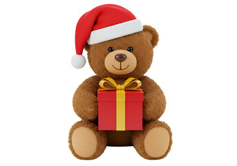 Christmas Teddy Bear: Festive Gift, Holiday Decoration, Winter Season