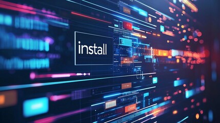 Sleek Installing Animation with Progress Bar/スリークなインストールアニメーション：プログレスバー2