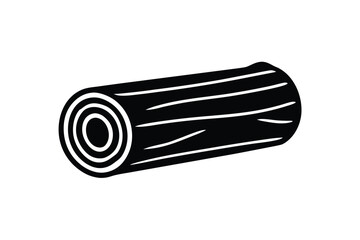 wooden log vector icon