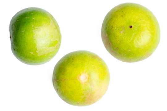 The Photo of a vegetable, lime, on a white background, taken with a 45Mp high resolution camera.