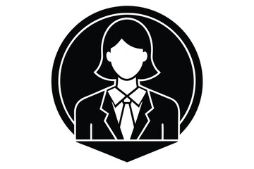 woman teacher vector icon