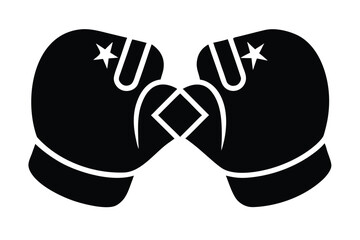 boxing gloves vector icon