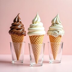 ice, cream, cone, ice cream, dessert, cold, sweet, food, icecream, chocolate, ice-cream, vector, white, isolated, soft, vanilla, illustration, summer, strawberry, frozen, icon, delicious, waffle, snac