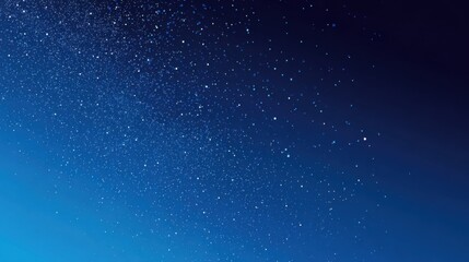 Deep Blue Gradient with Scattered Stars and Glitter