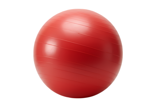 Red Exercise Ball: Perfect for Fitness & Wellness