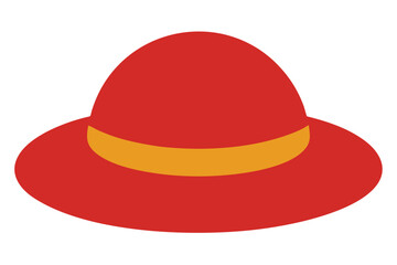 The Basic Shape Of A Simple Hat For A Clean And Minimalist Fashion Or Sun Icon