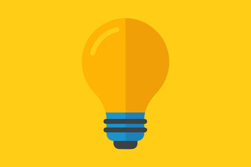 A Basic Lightbulb Shape For A Simple And Clean Idea Or Energy Themed Icon
