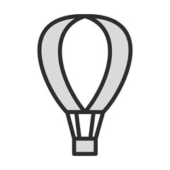 Hot Air Balloon Travel Adventure Icon Sky Flight Element