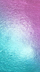 metal sheet texture blue and pink unicorn colors , textured material cosmetics and beauty blank vertical social media design element	
