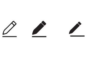 Car icon set in linear style. Transport symbol. Vector illustration.