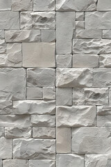 old stone wall in grey color bricks