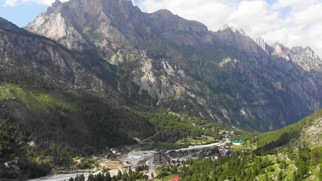 Albania Tropoje . Valbona valley springs Accursed Mountains.