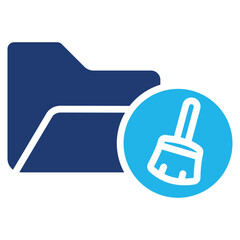 Obraz premium Data Cleaning Icon