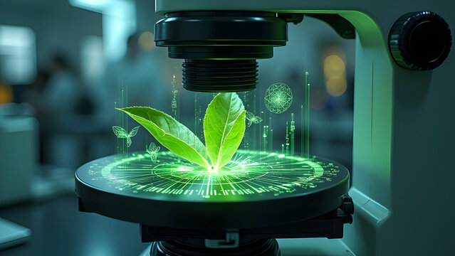 Advanced Laboratory Tea Leaf Molecular Analysis