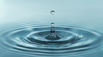 一滴が描く、静寂の波紋