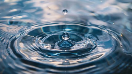 一滴が描く、静寂の波紋