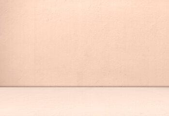 Beige background studio room abstract wall floor blur cement, podium minimal cosmetic presentation,...