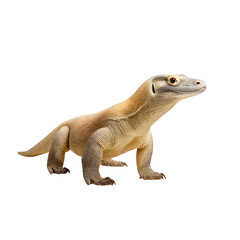 Komodo Dragon Reptile Tan Scales isolated on a transparent background 1