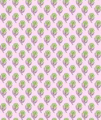 seamless jaipuri block printing design