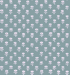 seamless jaipuri block printing design