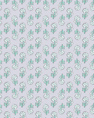 seamless jaipuri block printing design