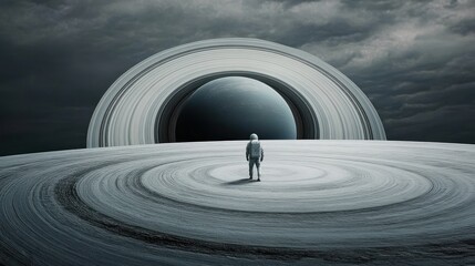 Astronaut on alien planet (1)