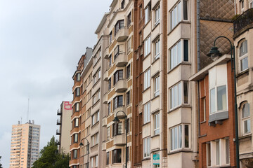 Bâtiment pris en été à Bruxelles