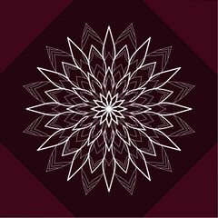 luxury gold color ornamental mandala design background.Seamless vector mandala pattern design for background