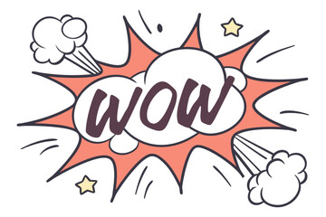 Obraz premium Dynamic comic book explosion bubble with vibrant yellow and black colors