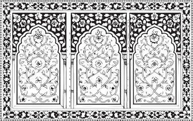 Islamic Ornament Arch Pattern Set

