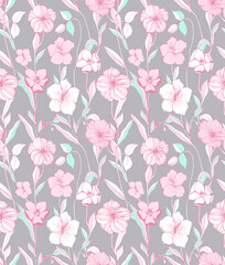 seamless ethnic floral print design