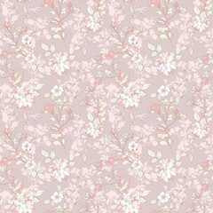 seamless ethnic floral print design