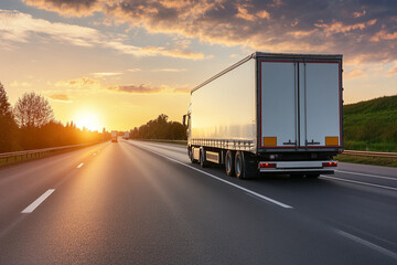 Truck driver navigating chaotic road conditions during daytime