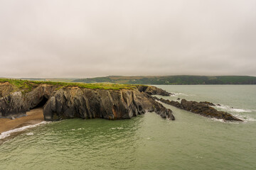Gubert Cardigan Ceredigion, Wales UK coastal path in west wales