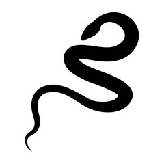 Snake Vector Icon For Personal And Commercial Use