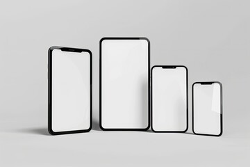 Isolated Responsive Devices with Blank Displays for App or Web Page Promotion