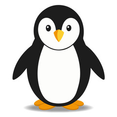 penguin on a white background