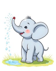Cute elephant