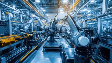 Automated industrial production line