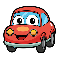 funny cartoon car