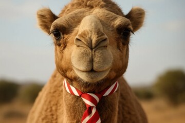 Obraz premium Reflecting calmness amidst a serene desert landscape